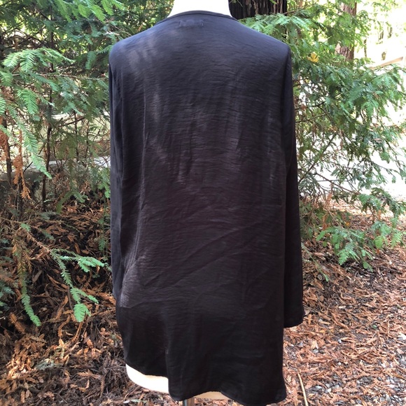 SOLD Silence + Noise Tie Front Blouse - Picture 4 of 5